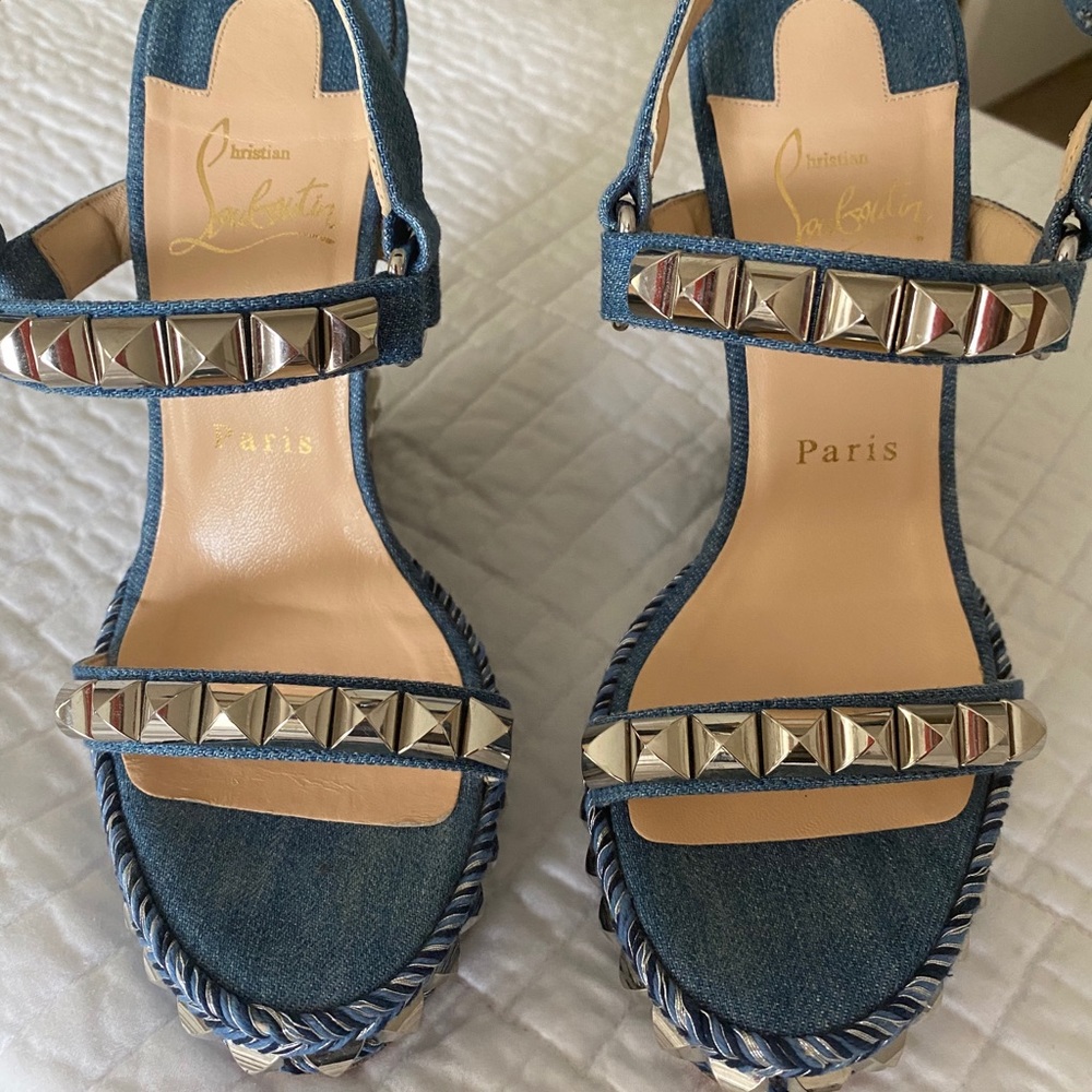 Christian Louboutin Cataclou Denim140mmBl